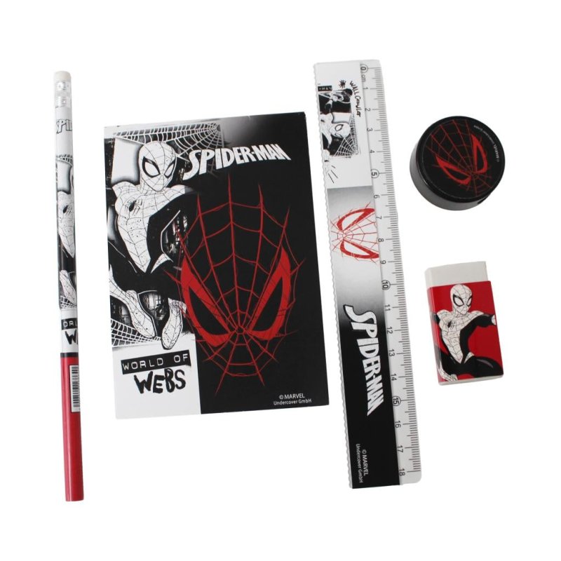SPIDER-MAN - Set de Papeterie - 5pc.