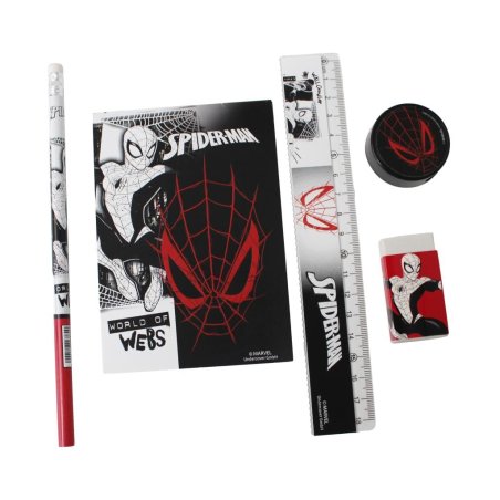SPIDER-MAN - Set de Papeterie - 5pc.
