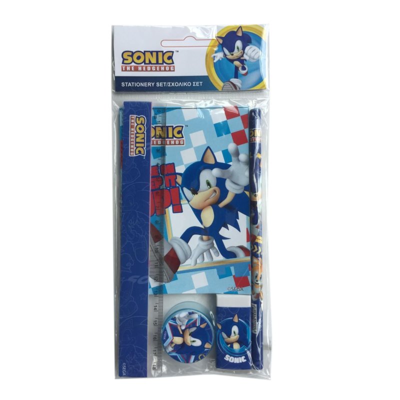 SONIC - Set de Papeterie - 5pc.