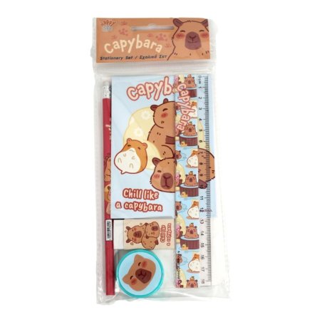 CAPYBARA - Set de Papeterie - 5pc.