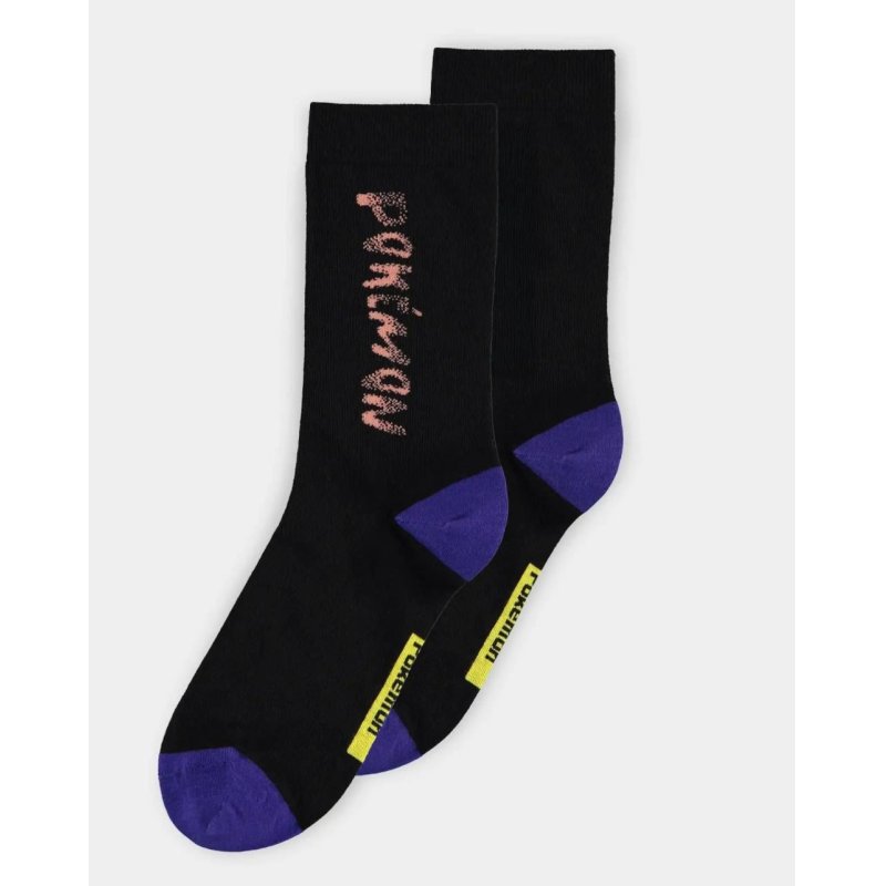 POKEMON - Ectoplasma - Pack de 3 paires de chaussettes (T43-46)