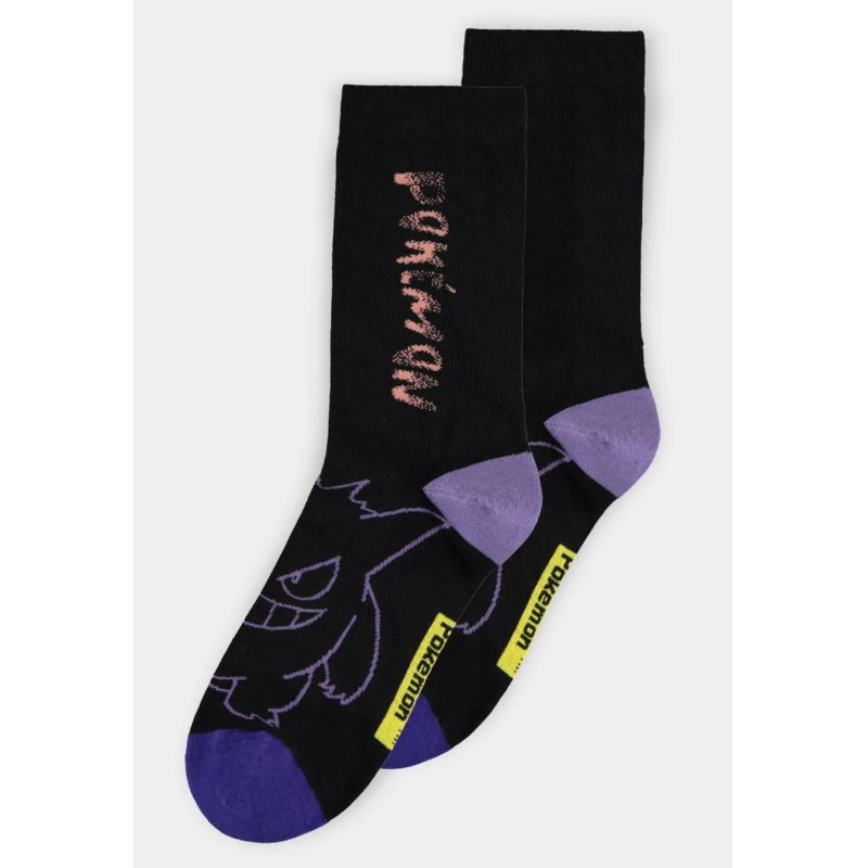 POKEMON - Ectoplasma - Pack de 3 paires de chaussettes (T43-46)