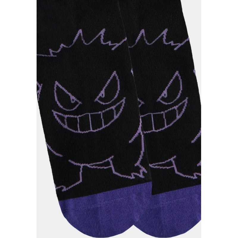 POKEMON - Ectoplasma - Pack de 3 paires de chaussettes (T39-42)