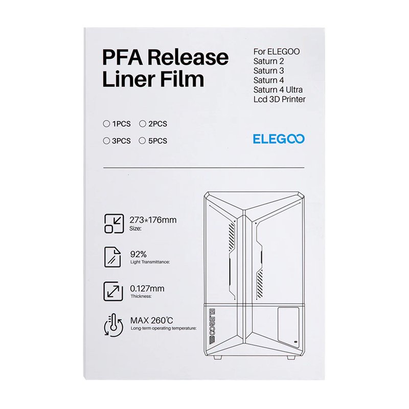 Saturn 4/Saturn 4 Ultra PFA film 5pcs