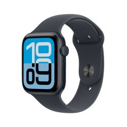 Apple Watch SE (3nd generation) SE 3 GPS Cellular 44mm Midnight Aluminium Case with Midnight Sport Band - M/L