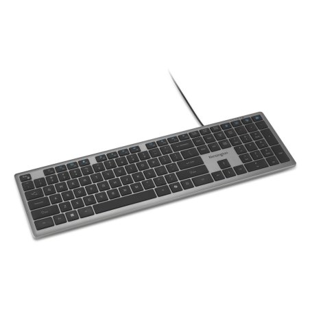 Kensington K75410UK clavier maison/bureau USB QWERTY Anglais britannique Gris