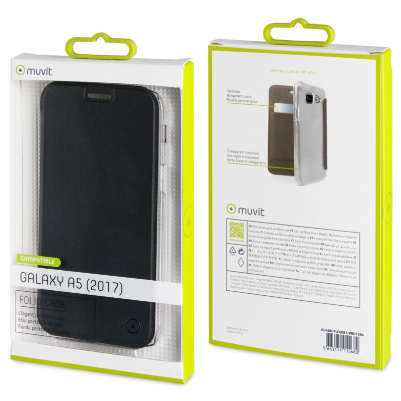 Muvit MUFLC0051 mobile phone case Cover Black