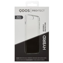 QDOS HYBRID coque de protection pour téléphones portables 11,9 cm (4.7") Transparent
