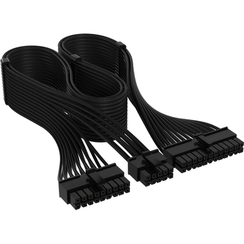 Corsair Kabel, Type 4, ATX Motherboard Power Connector, 24-pin, 610mm, einzeln ummantelt -schwarz,