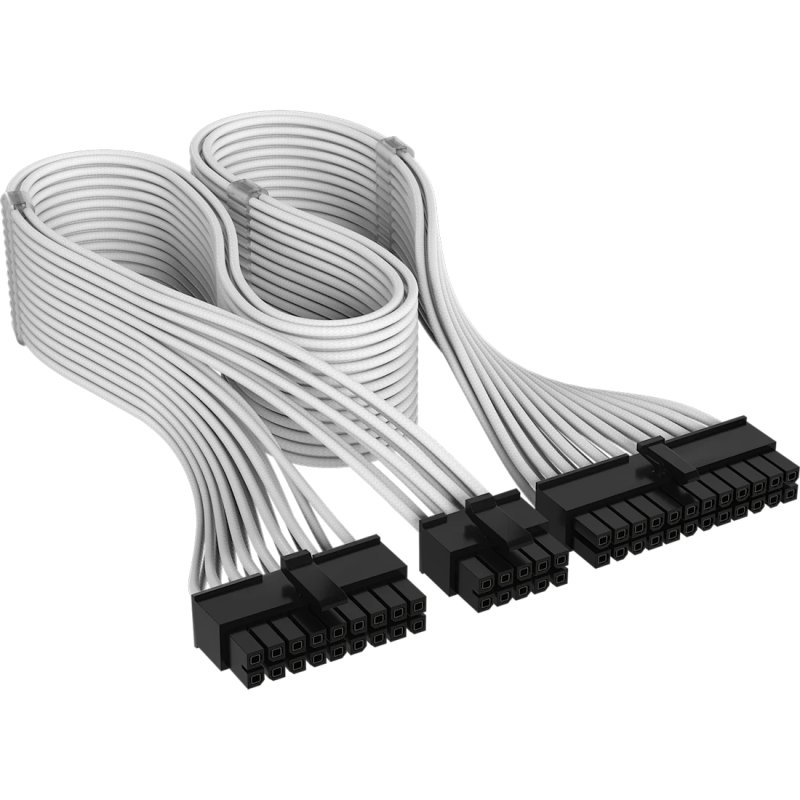 Corsair Kabel, Type 4, ATX Motherboard Power Connector, 24-pin, 610mm, einzeln ummantelt - weiß