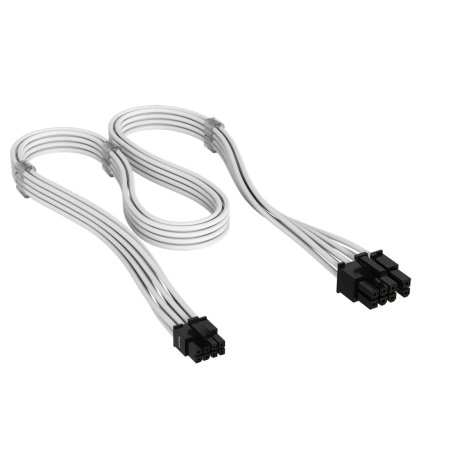 Corsair Premium Sleeved 6 2-Pin-PCIe-Kabel, für Typ-5-Netzteil - weiß