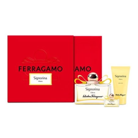 Salvatore Ferragamo Signorina Libera Eau De Parfum 30ml Body Lotion 50ml