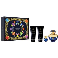 Versace Dylan Blue For Women Eau De Parfum 100ml Eau De Parfum 5ml Body Lotion 100ml Shower Gel 100ml