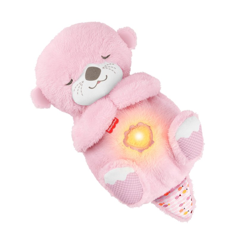 Fisher-Price Fisher-Price-Ma Loutre Câlins Bonne Nuit-peluche et veilleuse rose