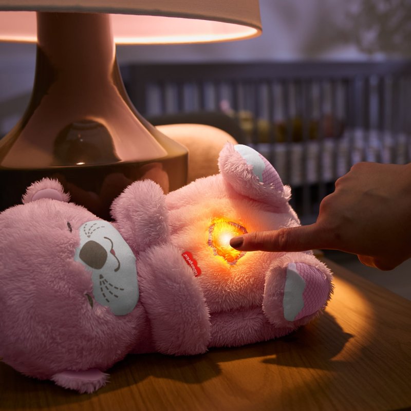 Fisher-Price Fisher-Price-Ma Loutre Câlins Bonne Nuit-peluche et veilleuse rose