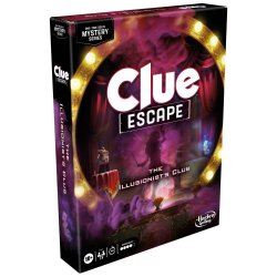 Hasbro Gaming Clue Escape: The Illusionist’s Club Board Game, 1-Time Solve Escape Room Games, Mystery Games, Ages 10 