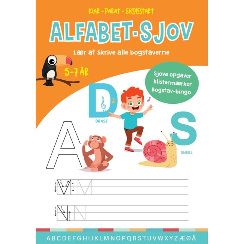 Klar-parat-skolestart: Alfabet-sjov