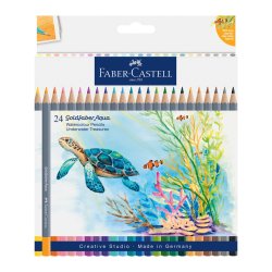 Faber-Castell – WC Pencils GoFa Aqua – 24 pcs. in Box (114617)