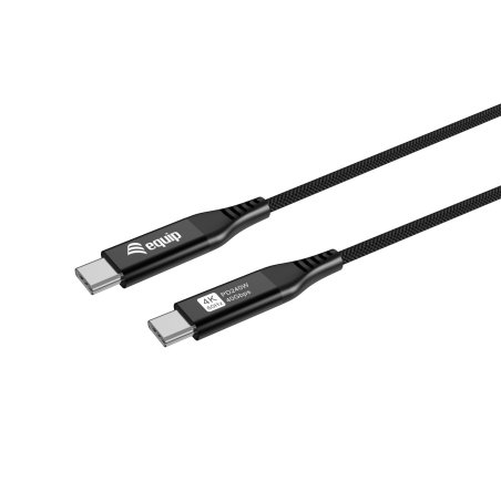 Equip USB 4 Ultra Slim C to C Cable, 1.2m, PD240W, 4K/60Hz, 40Gbps, Black