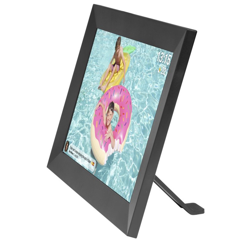 Denver PFF-1024BMK2 digital photo frame Black 25.6 cm (10.1") Touchscreen Wi-Fi