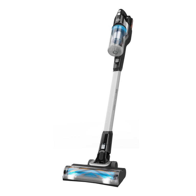 Black & Decker BHFEB520D1-QW stick vacuum/electric broom Battery Dry Cyclonic Bagless Black Silver Transparent 2 Ah
