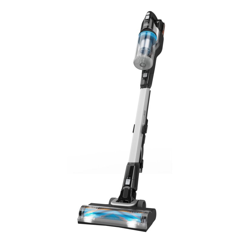 Black & Decker BHFEB520D1-QW stick vacuum/electric broom Battery Dry Cyclonic Bagless Black Silver Transparent 2 Ah