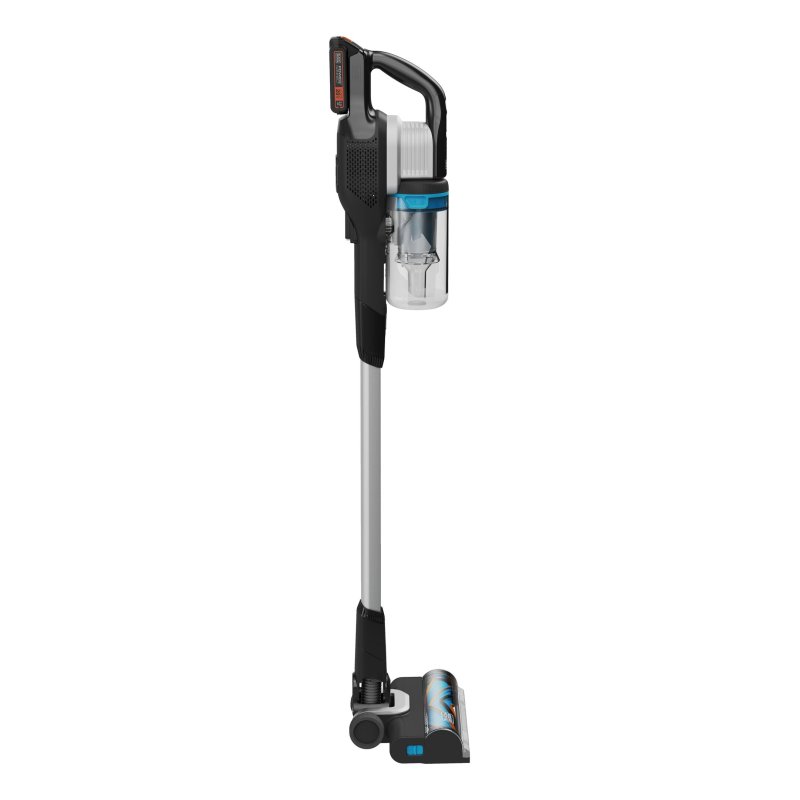 Black & Decker BHFEB520D1-QW stick vacuum/electric broom Battery Dry Cyclonic Bagless Black Silver Transparent 2 Ah