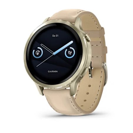 Garmin Venu 4 3.05 cm (1.2 ) AMOLED 41 mm Digital 390 x 390 pixels Touchscreen Gold Wi-Fi GPS (satellite)