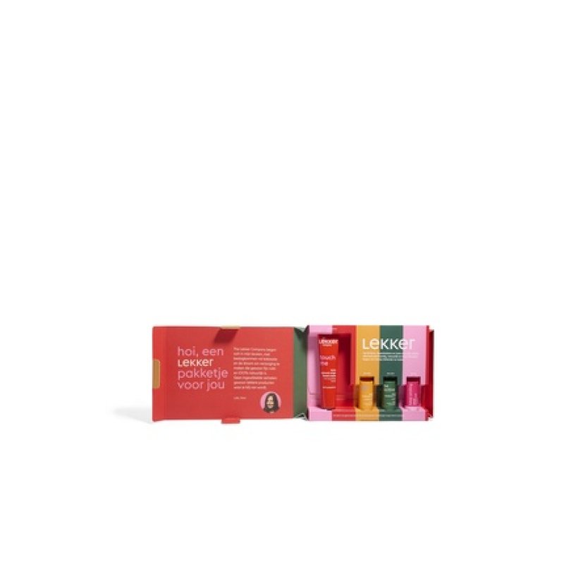 Geschenkset Lekker Gift Set 1 Hand Cream 2 Deodorants 1 Lip Balm