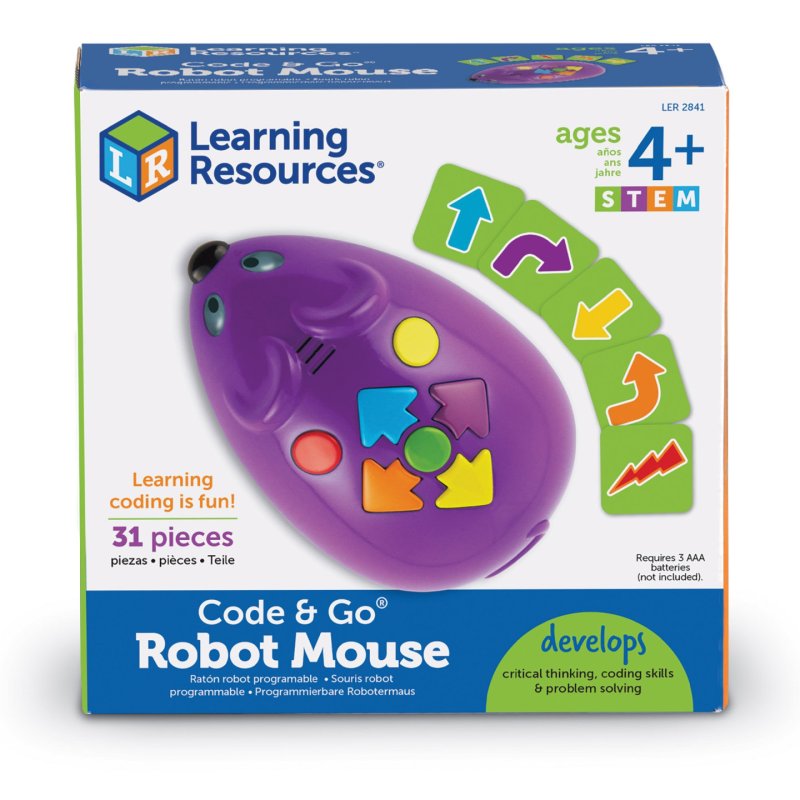 Learning Resources - Code & Go® Robot Mouse - (LSP2841-SCA)