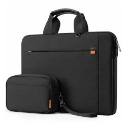 Inateck LB02014-15_BLACK laptop case 40.6 cm (16") Briefcase Black