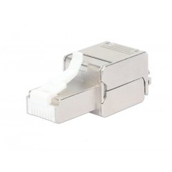 Intellinet Cat6a 10G Shielded Toolless RJ45 Modular Field Termination Plug, For Easy and Quick High-quality Cable