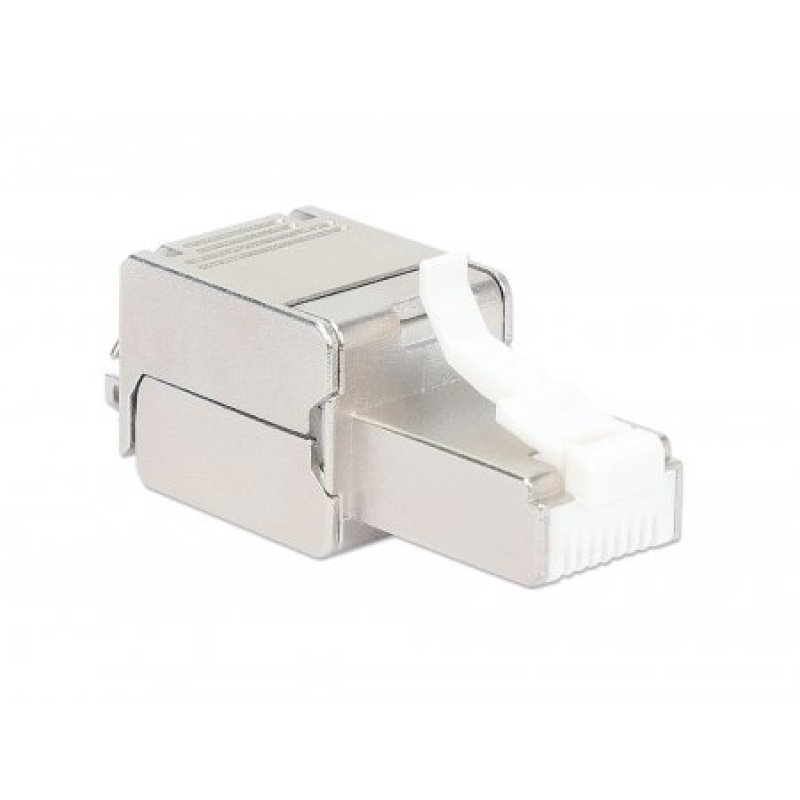 Intellinet Cat6a 10G Shielded Toolless RJ45 Modular Field Termination Plug, For Easy and Quick High-quality Cable
