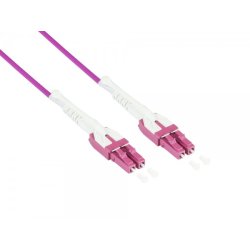Alcasa LW-U820LC4 InfiniBand/fibre optic cable 20 m 2x LC Violet
