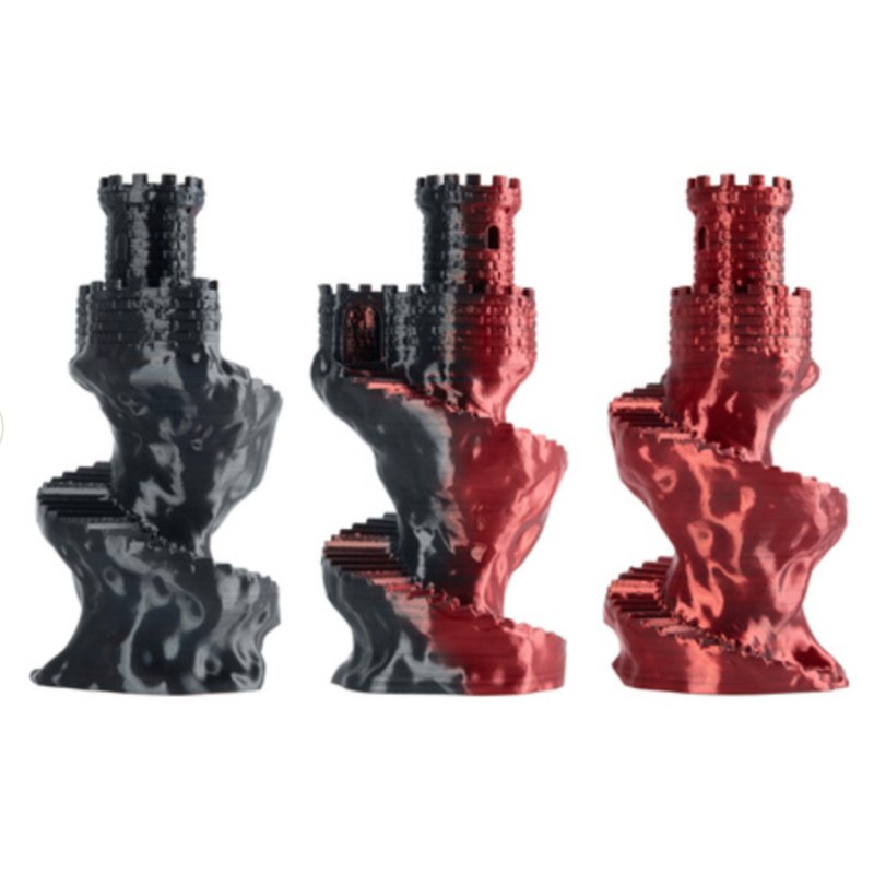 Spectrum Filaments 81404 matériel d'impression 3D Acide polylactique (PLA), Soie Multicolore 1 kg