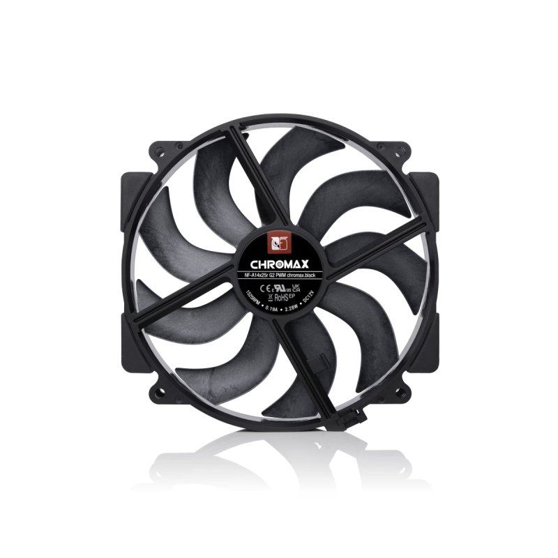 NF-A14x25r G2 PWM chromax.black (140 mm)