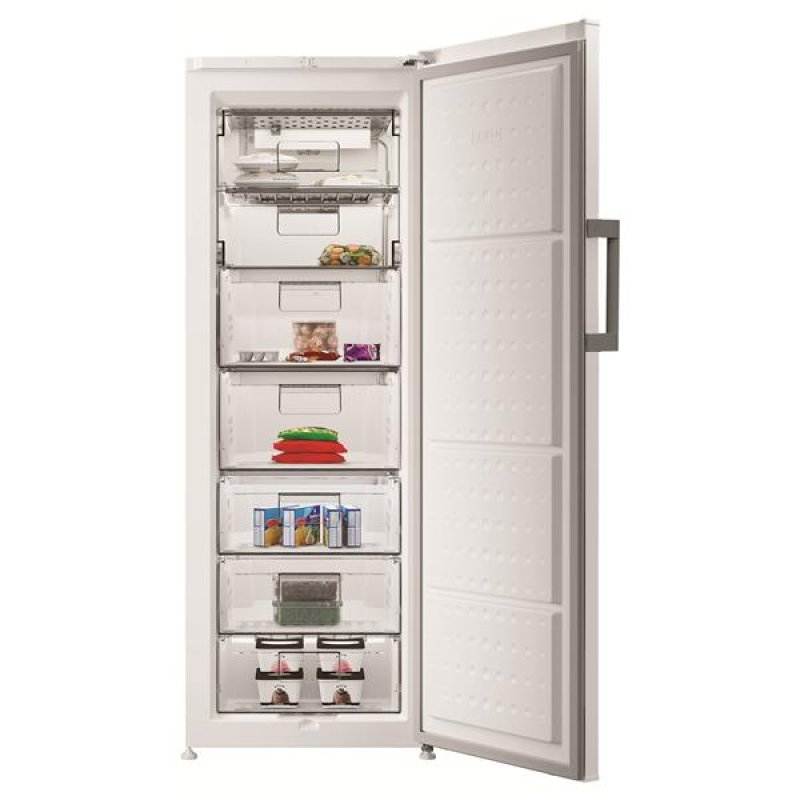 Congélateur vertical, 244 L, Blanc, Statique, Classe E, 171 cm *