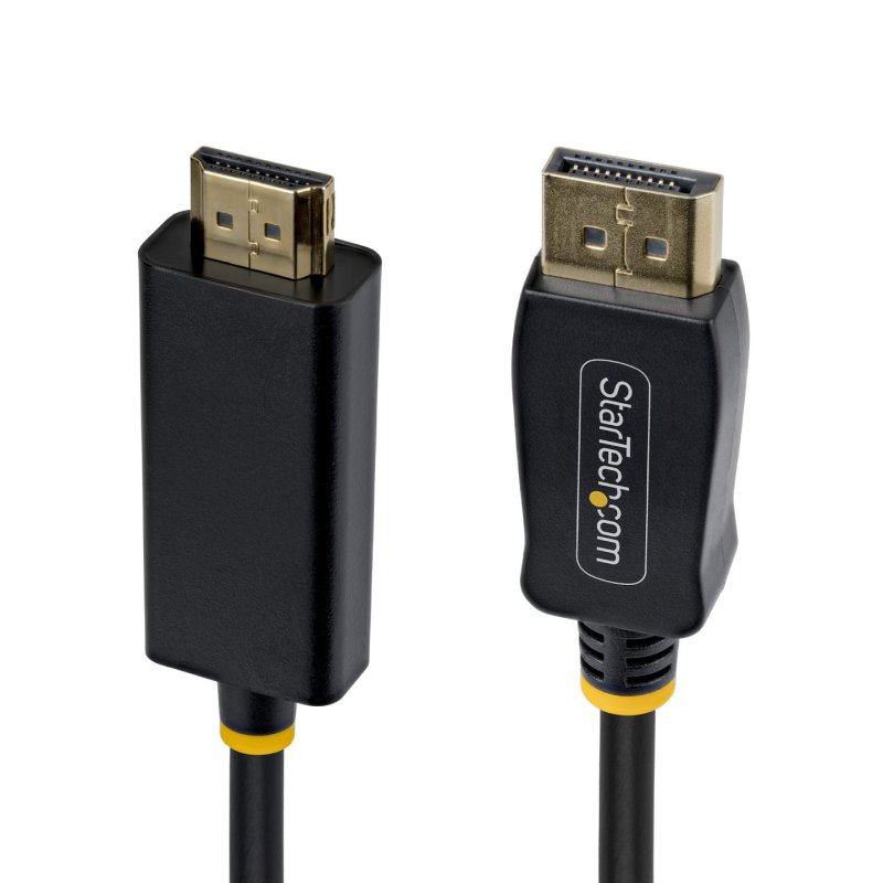 StarTech.com Câble Adaptateur DisplayPort vers HDMI de 1m avec Connecteurs à Verrouillage, 4K 60Hz, HDR,