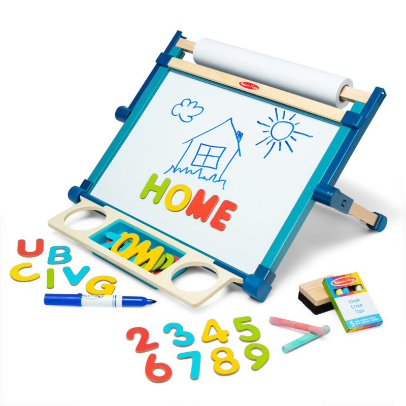Melissa & Doug - Double-Sided Magnetic Tabletop Art Easel (806264)