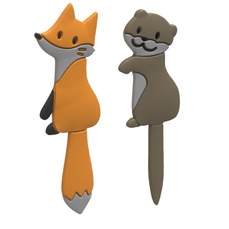 Winkee - Magnetic Hooks - Otter and Fox