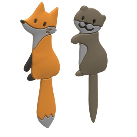 Winkee - Magnetic Hooks - Otter and Fox
