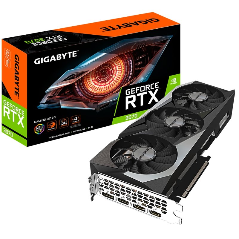 GIGABYTE GAMING GeForce RTX 3070 OC 8G NVIDIA 8 GB GDDR6