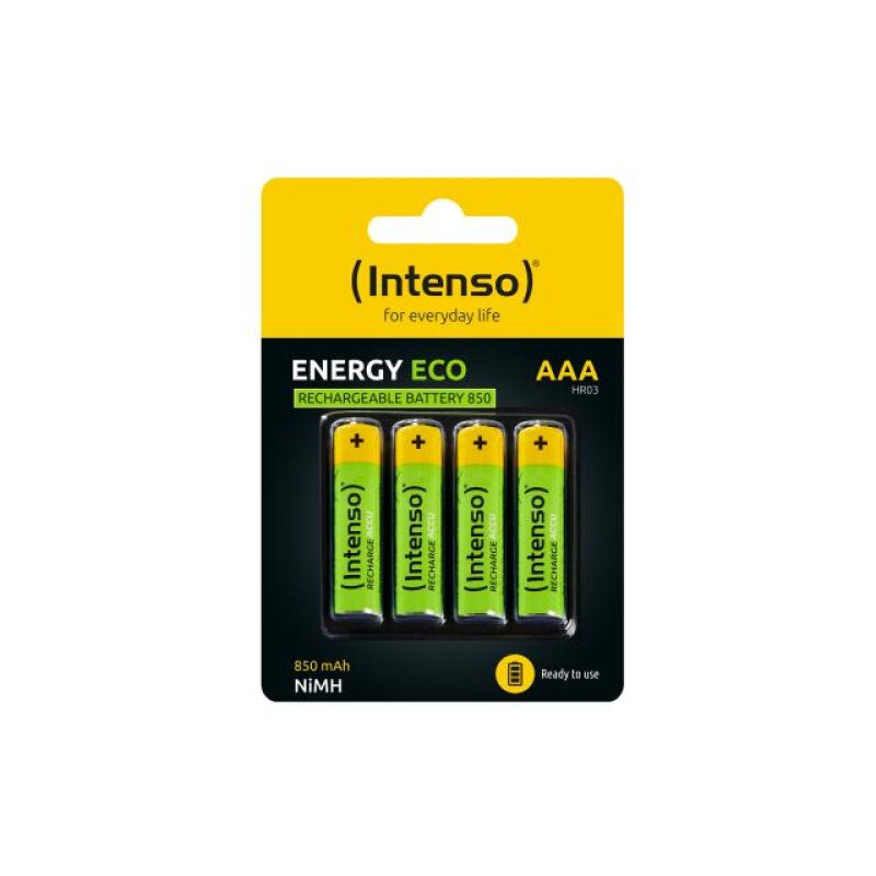 Intenso 7505114 pile domestique Batterie rechargeable AAA Hybrides nickel-métal (NiMH)