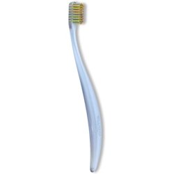 Promis Brush Sustainable Toothbrush with Soft 6750 Bristles and Ergonomic Handle - Rainbow