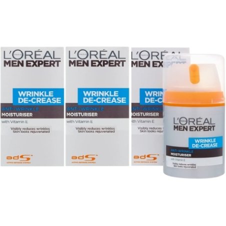 LOreal Men Expert Wrinkle De-Crease Anti-Wrinkle Moisturiser 50ml