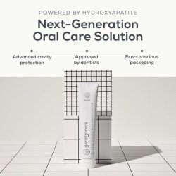 Georganics Fluoride Toothpaste with Hydroxyapatite 75ml Activated Charcoal