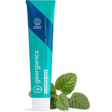 Georganics Natural Fluoride Free Probiotic Toothpaste 75ml Mint Flavor