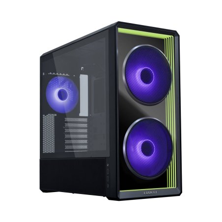 Lian Li LANCOOL 217 INF PC-Gehäuse, Midi-Tower, Tempered Glass, RGB-Beleuchtung - schwarz