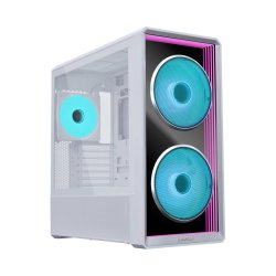 Lian Li LANCOOL 217 INF PC-Gehäuse, Midi-Tower, Tempered Glass, RGB-Beleuchtung - weiß