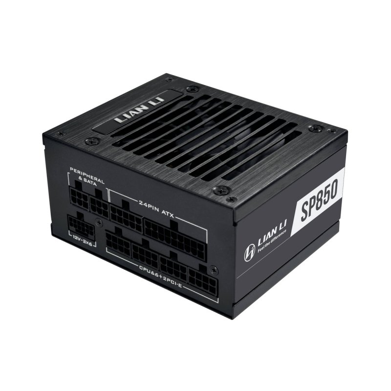 Lian Li SP Series Platinum 80 PLUS Platinum Netzteil, SFX, vollmodular, PCIe 5.1, ATX 3.1 - 850 Watt, schwarz